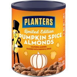 Planters Pumpkin Spice Almonds,15.25oz Canister (Packaging May Vary)