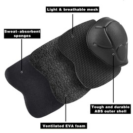 CKE Children's Knee Pads for Children/Teenagers, Elbow Pads Protective Devices for Boys Girls 3-8 Years Old Children's Protective Equipment Set for Skating Cycling Bicycle Black