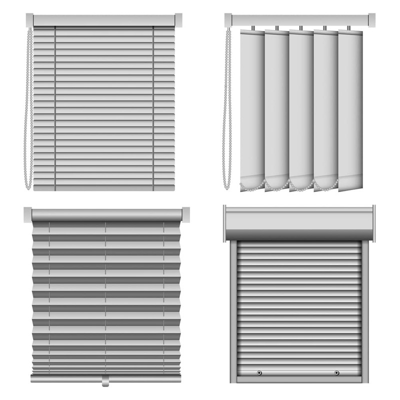 ANNTIM Set of 2 Roller Blind Klemmfix Brackets, Roller Blind
