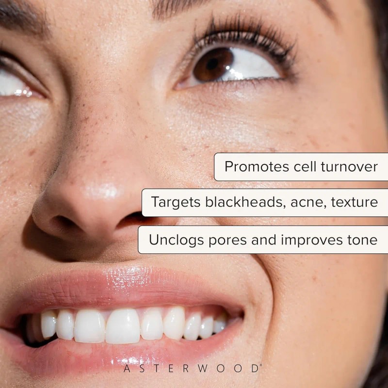 Suero Exfoliante Nocturno Asterwood - Aha (ácido Láctico Y G