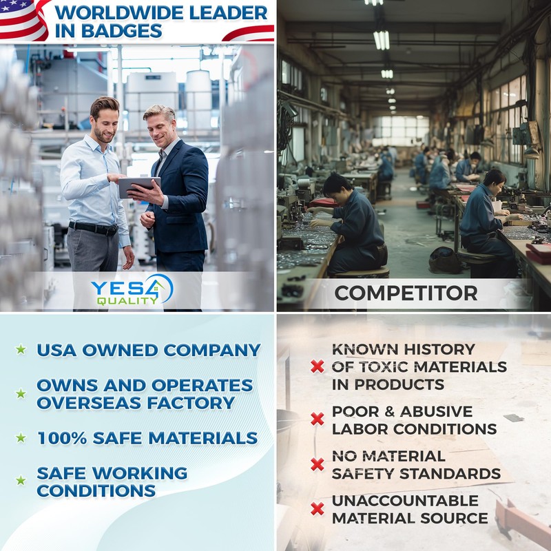 Yes4Quality - Vertical Passport & ID Badge Holder - 4x6