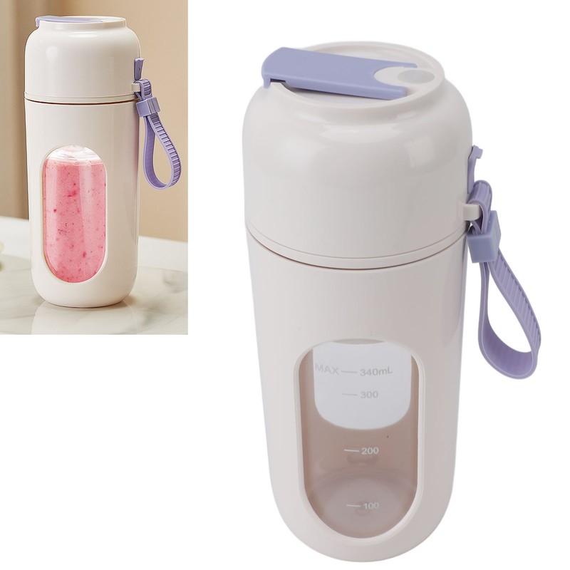Portable Blender USB Rechargeable 12 Steel Blades Mini Blender Cup