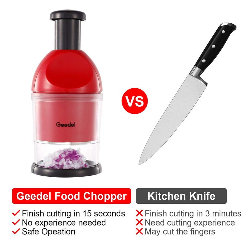 Manual Chopper, Garlic Onion Slap Chopper for Kitchen, Easy to