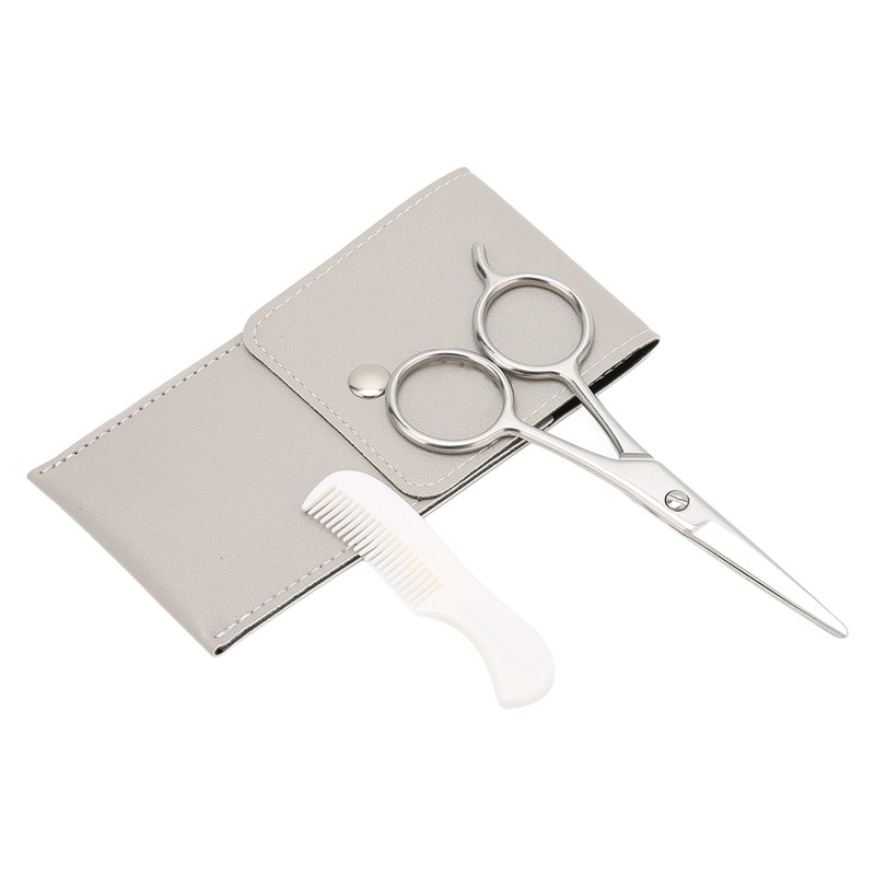 Bluezoo Beard Mustache Scissors Combs Professional Men Hair Grooming Kit