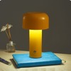 LED Desk Lamp Mushroom Design USB Charging 3 Color Temperature