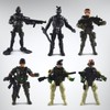 Dickly 6Pcs Action Figures Special Forces Army Men Figurines Collectible