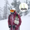 PEUTIER 4pcs Glove Strap, Adjustable Ski Glove Wrist Straps Ski