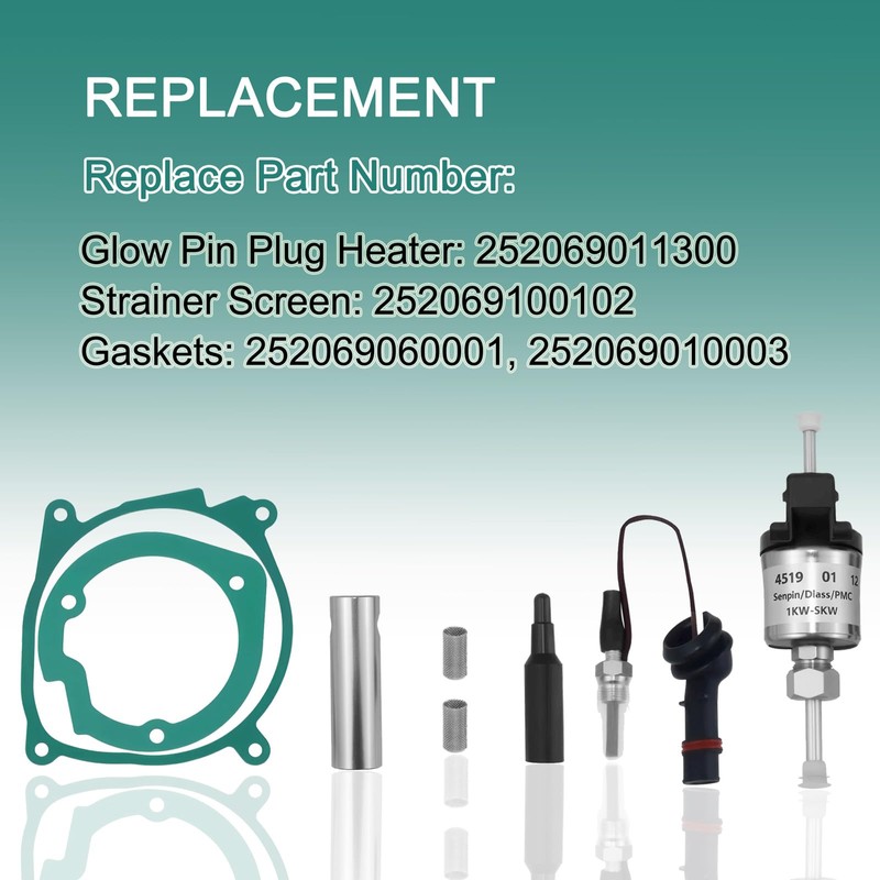 Complete Glow Plug Heater Repair Kit for Espar Airtronic D2