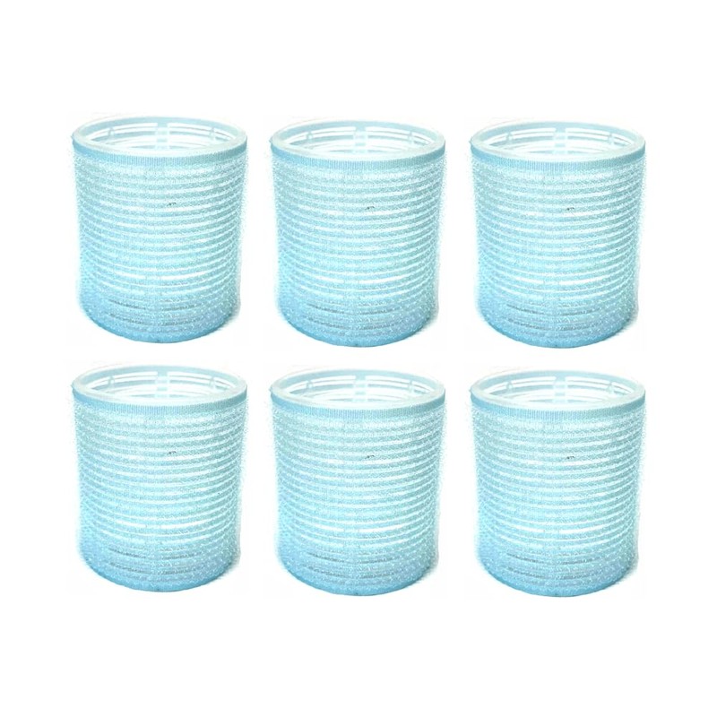 6-Pack X-Large 2" Self-Grip Hair Rollers – Volumizing Curlers, Random