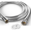 Shower Hose 1.75m with High Flow Large Bore Chrome Finished-