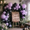 DRWKAY Black Balloons 100 Pack,12 Inch Matte Black Latex Helium-Ready