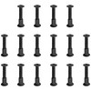 16 Sets Black Hex Socket Nut & Bolt,Furniture Connection Bolts