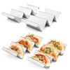 ARTTHOME. Taco Holders 4 Packs - Stainless Steel Taco Stand