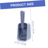 Sosoport 1 Set Cat Litter Shovel Trapper Deodorizer Sifter Automatic