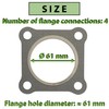 AERZETIX - C66995 - Gasket, Exhaust Pipe - Engine Side