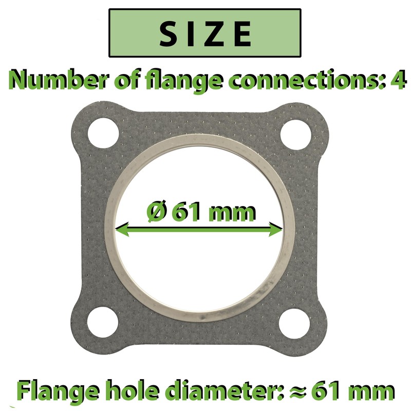 AERZETIX - C66995 - Gasket, Exhaust Pipe - Engine Side