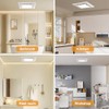10" Ultra Quiet Bathroom Exhaust Fan with 6500K LED Light,