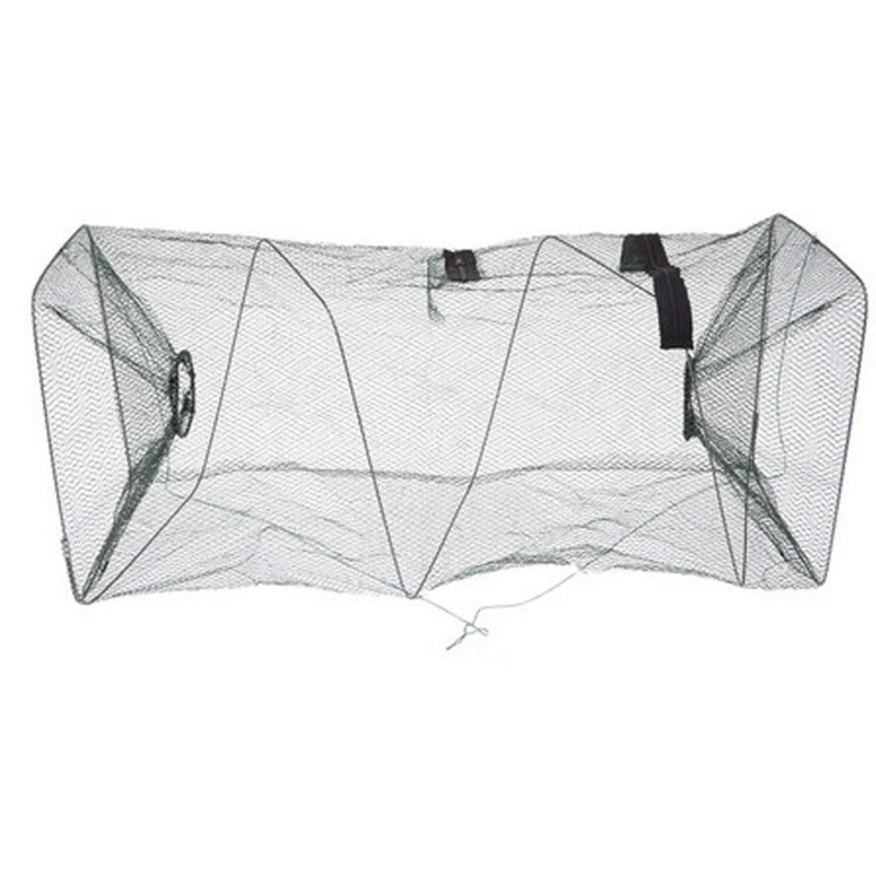 SNS 1-4pcs Fishing Bait Trap Fish Net Cast Cage Crab