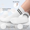 BLONGW Pilates Socks with Grips for Women, Non-Slip Yoga Athletic