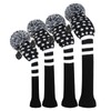 Black Stars Golf Head Covers, Set of 4, Fit Driver