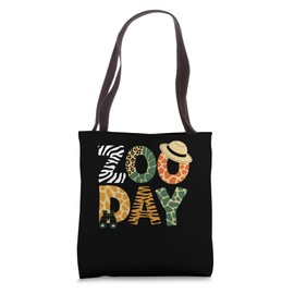 Zoo Day Animal Print Safari Theme Tote Bag