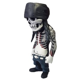 Hip Hop Commemorative Skeleton Ornaments Desktop Resin Crafts Gifts for Kids Fans