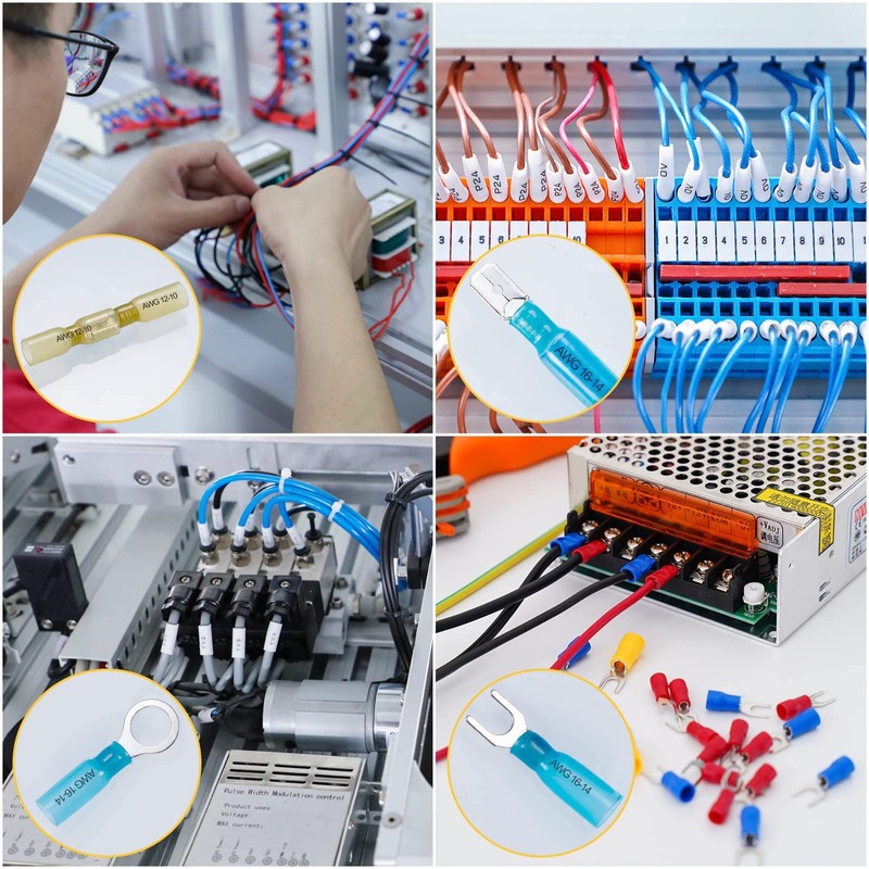 620PCS Heat Shrink Wire Connectors Electrical Connectors Kit Wire Connectors