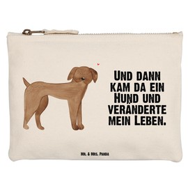 Mr. & Mrs. Panda S Make-Up Bag Dog Great Dane, White, M Schminktasche, Hand drawn