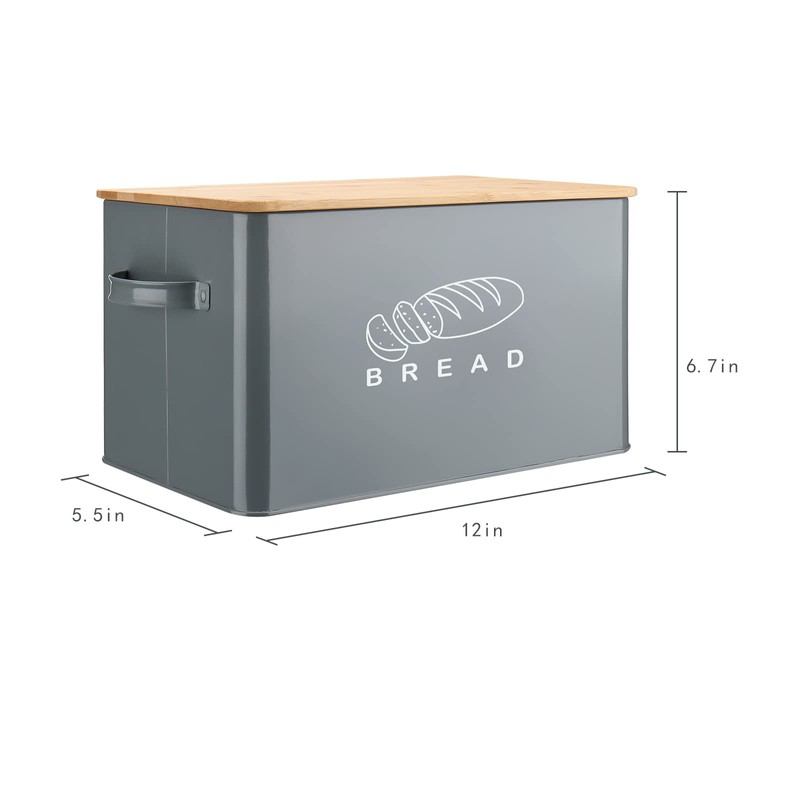 Bread Box for Kitchen, GA Homefavor Bread Bin, Bread Holder