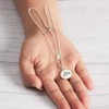 Philip Jones Silver Plated Filigree Disc Big Sister Necklace