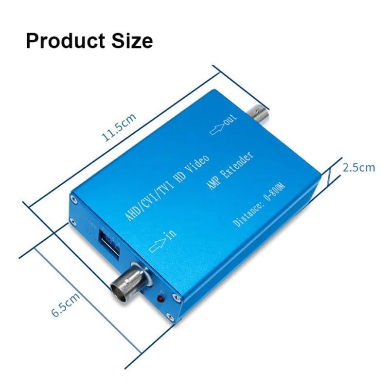 Coaxial Cable AHD/TVI/CVI/CVBS 1080P Video Amplifier Extends for CCTV Camera