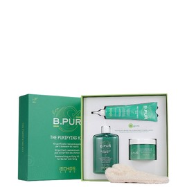 ECHOSLINE THE PURIFYING KIT (Mud + Shampoo + Mask + Organic Exfoliating Glove)