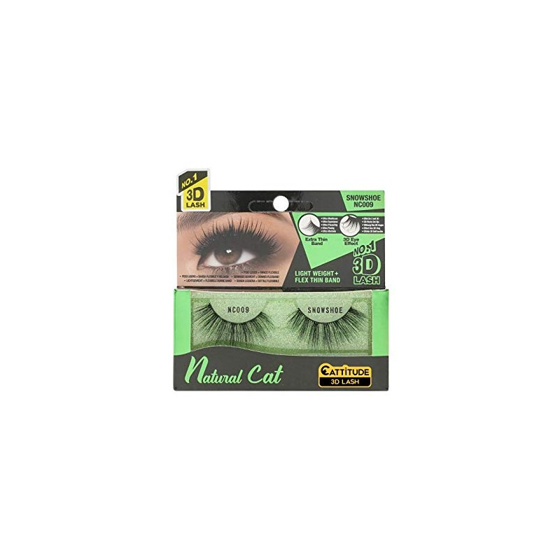 EBIN NEW YORK Showshoe Natural Cat 3D False Lashes