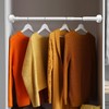 Heavy Duty Closet Rod,Stainless Steel Telescopic Shower Rods for Bathroom