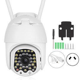 1080P HD Dome Camera Waterproof Outdoor WiFi CCTV with 32 Lights Surveillance System