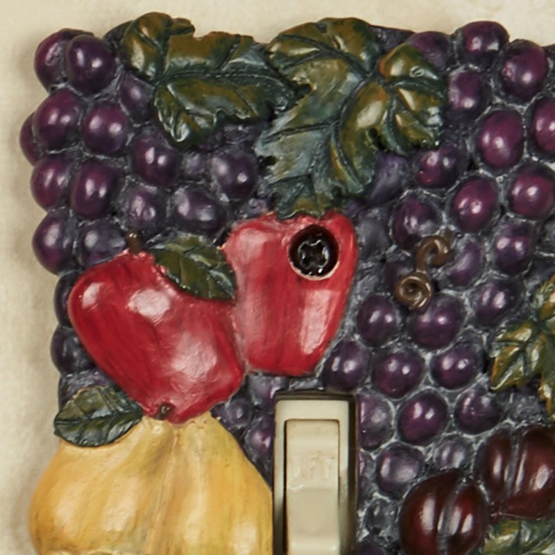 Tuscan Grape Strawberry Apple Pear Fruit Kitchen Dining Room Single