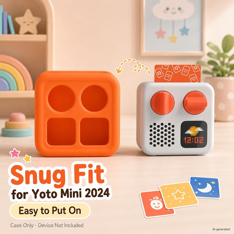 Againmore Silicone Case for Yoto Mini 2024, Kids Protective Cover