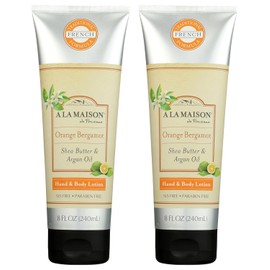 A LA MAISON Orange Bergamot Body Lotion 8 oz, 2 Pack