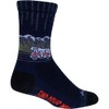 SockGuy Wool Crew 6in Wild Cycling/Running Socks (Wild - S/M)