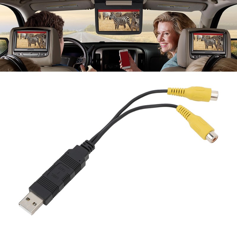 USB to CVBS Video Output Adapter HD Video Easy to
