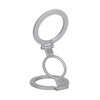 MOTTERU MOT-SRING12-SV Smartphone Ring Stand, Double-Sided Magnet, Super Strong, Large,