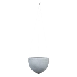 Scheurich Hanging Pot Ceramic Hanging Basket Dark Stone 18cm Diameter 14.8cm High 1.6L Vol.