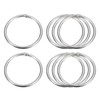 sourcing map Stainless Steel 304 O Rings, 8 Pieces 40