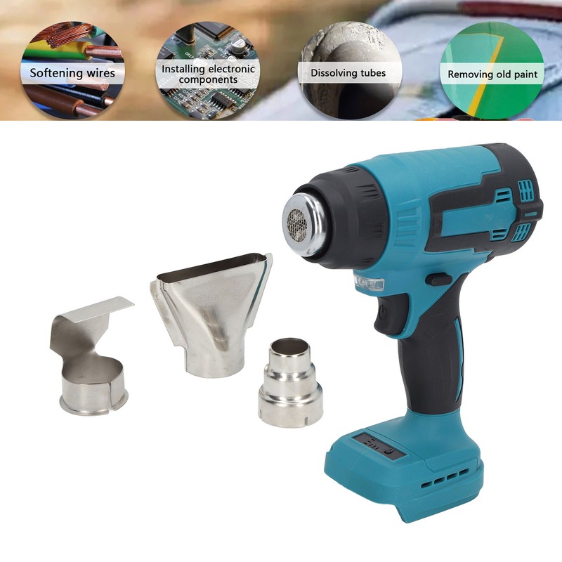 Cordless Hot Air Gun 18V Heat 2 Level Temperature 380℃