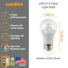 Sunlite 45162 LED A15 Appliance Clear Light Bulb, 6 Watts