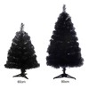 Christmas Black Tree Rust Proof Exquisite Decorative Props for Home