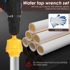 Electric Drill Compatible PVC Pipe Threader Kit, PVC Threader Maker