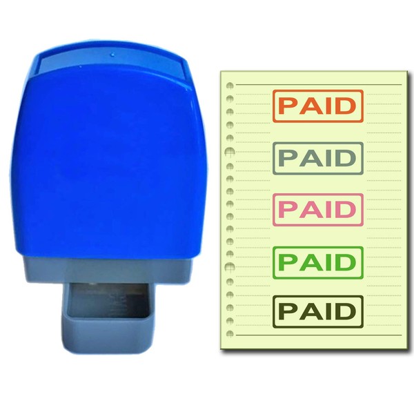 SSEELL Paid Self Inking Rubber Flash Stamp Self-Inking Pre-Inked RE-inkable