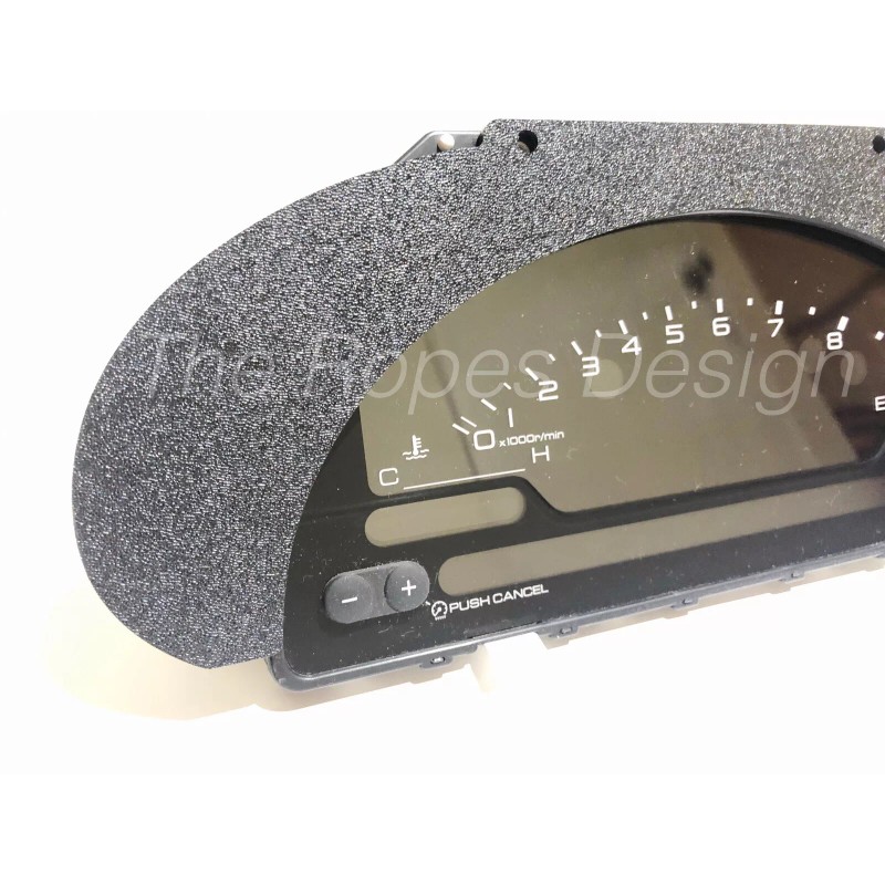 RPSDZN ABS Textured S2000 Cluster Conversion Bezel for 94-01 DC