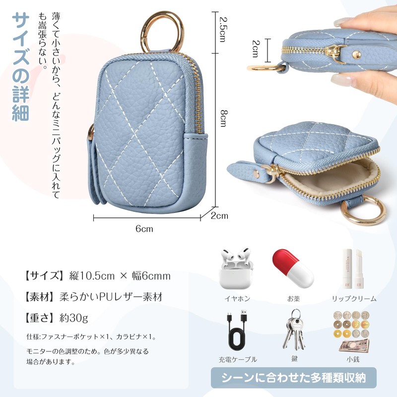 Travel Earplugs Coin Purse Coin Case for Men Women Compact